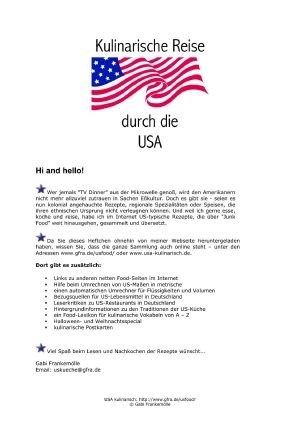 [Kulinarische Reise durch die USA 01] • Kochen